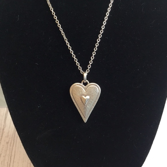 Brighton “Dazzling Love Heart” Necklace - Picture 6 of 6